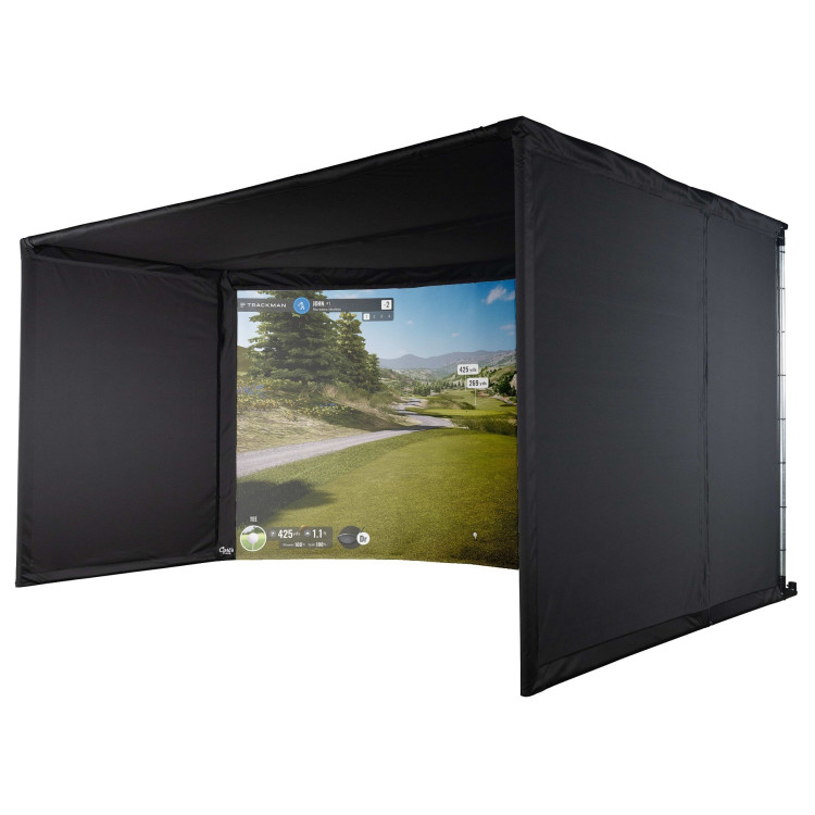 Curved Golf Enclosure Kit with Premium Impact Screen