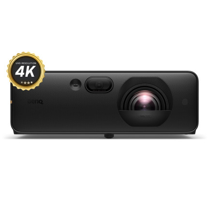 BenQ AK800ST golf simulator projector hero with badge