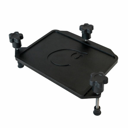 Carl's Launch Monitor Alignment Stand in Black Aluminum