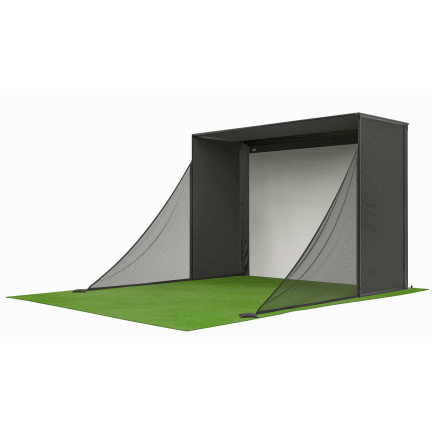 Net Wall Extensions for Golf Simulator Enclosure
