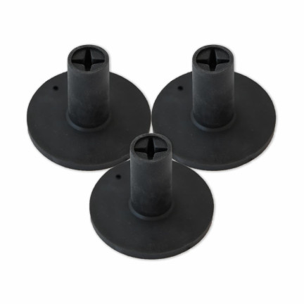 Carl's Rubber Tee Holder, pack of three, for use with Carl's Golf Mat