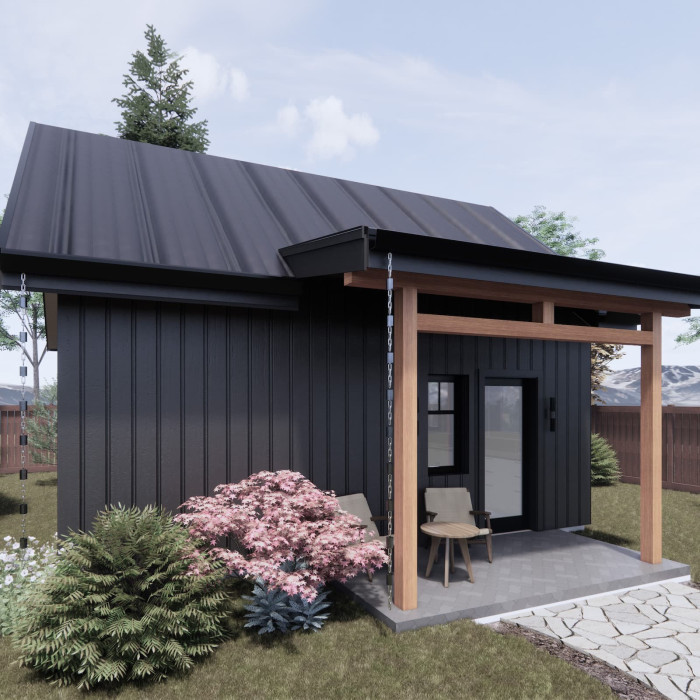 Rain or Shine Retreat - Golf Shed Plan main product photo