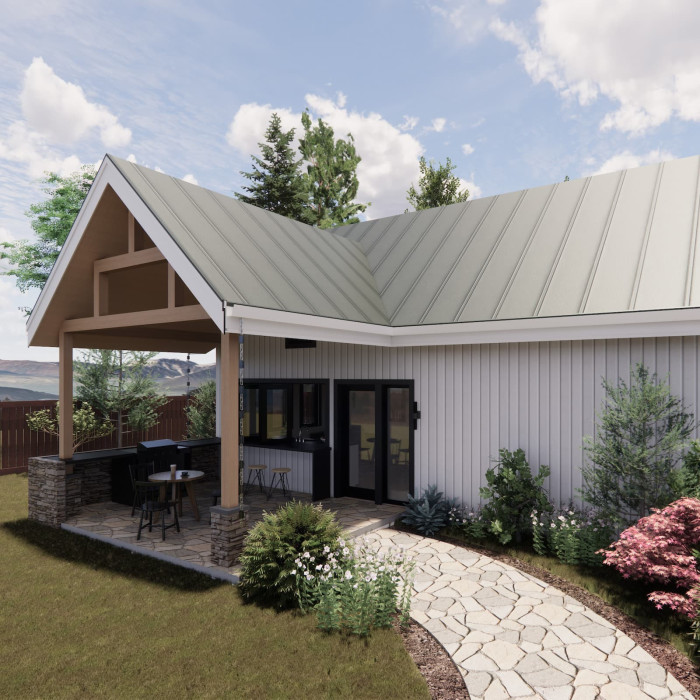 Clear Skies Clubhouse - Golf Shed Plan main product photo