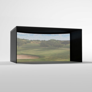 Curved Golf Enclosure Kit with Premium Impact Screen