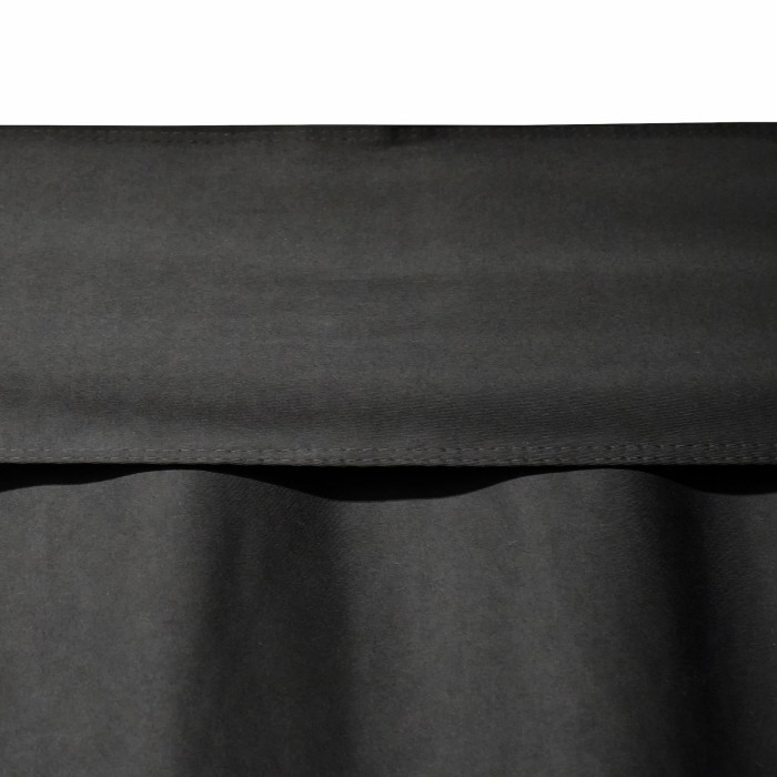 Black Curtain for Golf Simulator closeup on Valence