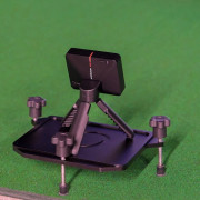 Garmin Approach R10 Launch Monitor on Launch Monitor Alignment Stand