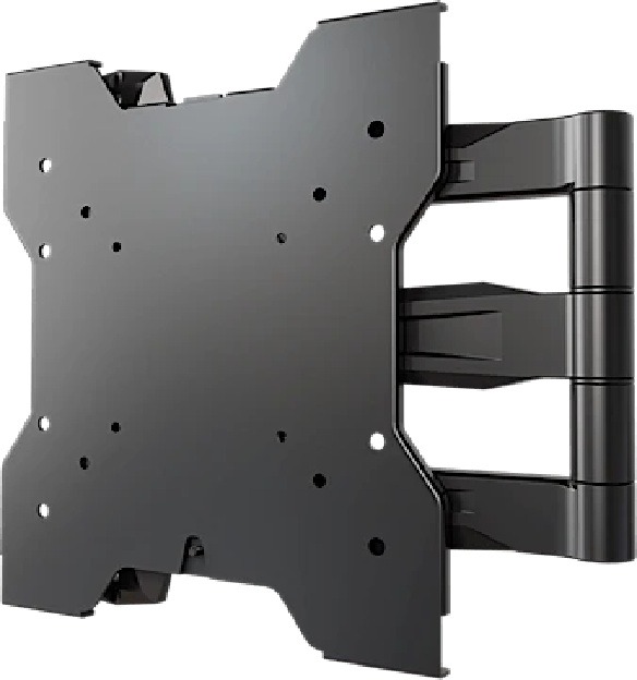 Articulating mount on a wall