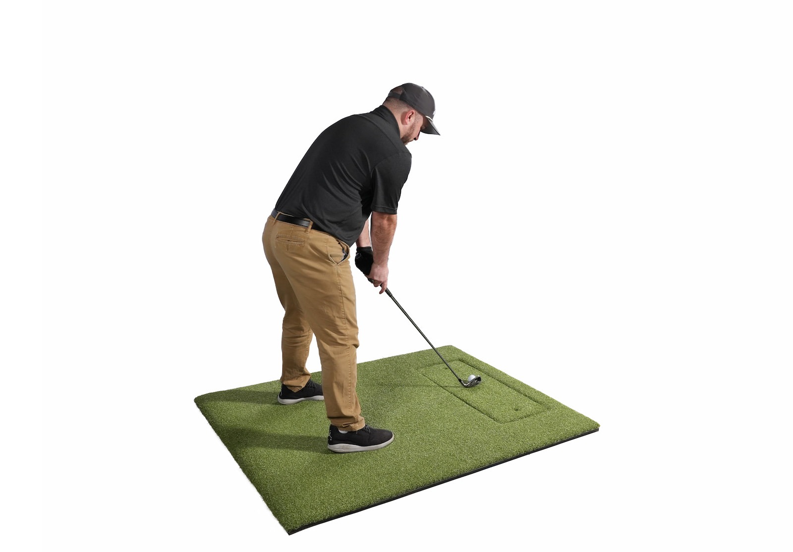 4x5 hotshot mat with golfer