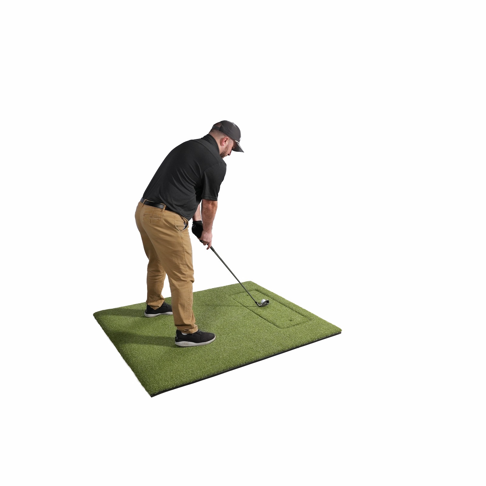 4x5 hotshot mat with golfer