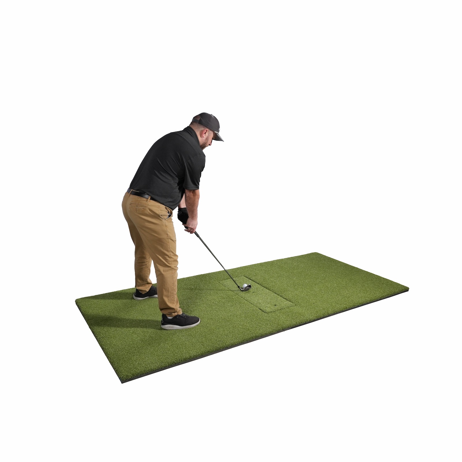 4x9 hotshot mat with golfer