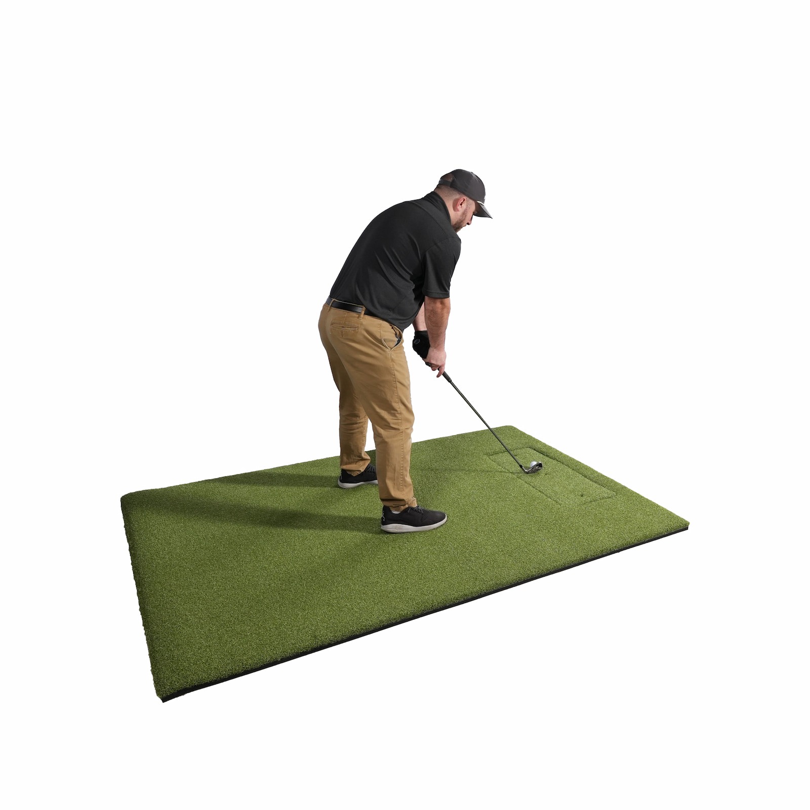 5x7 hotshot mat with golfer