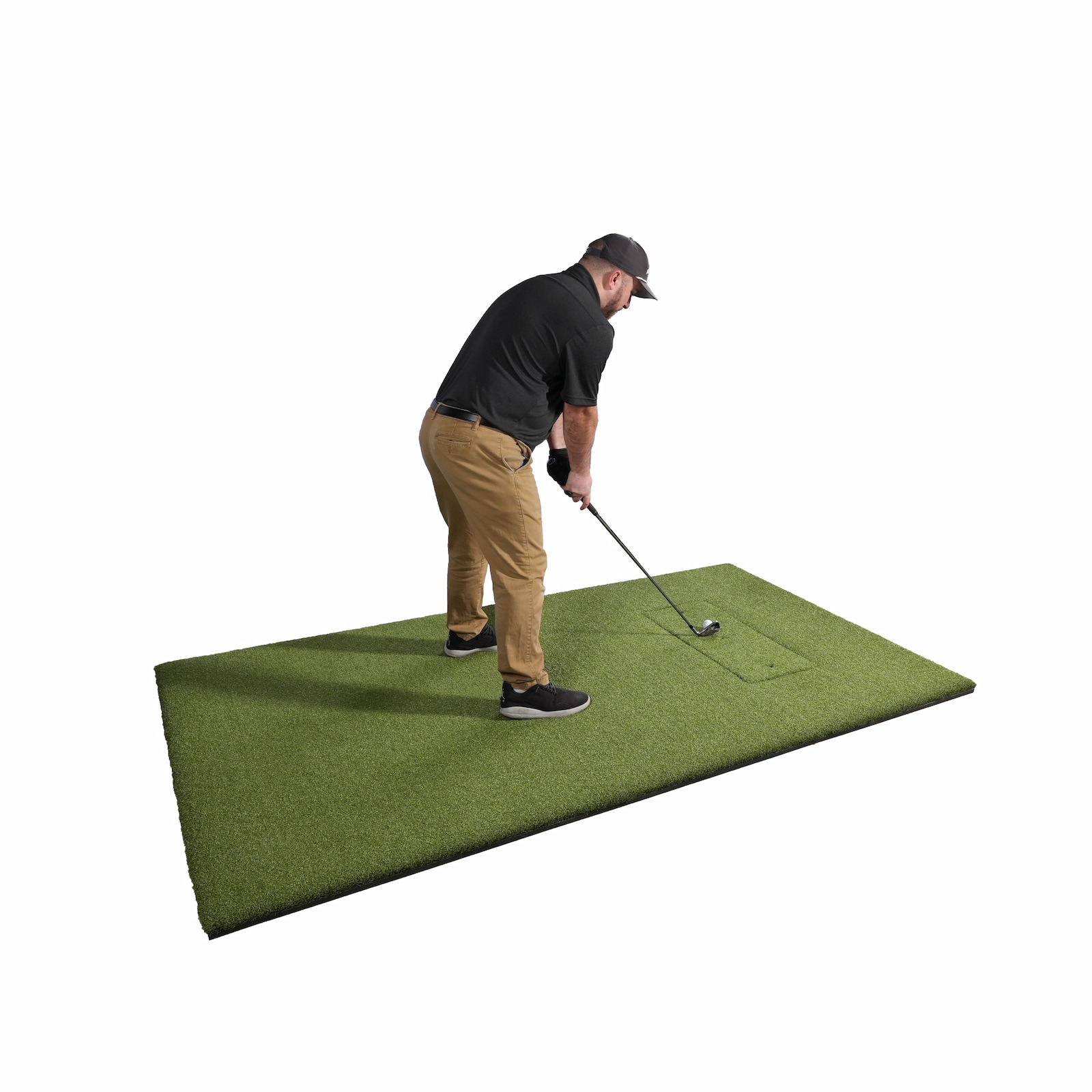 5x8 hotshot mat with golfer