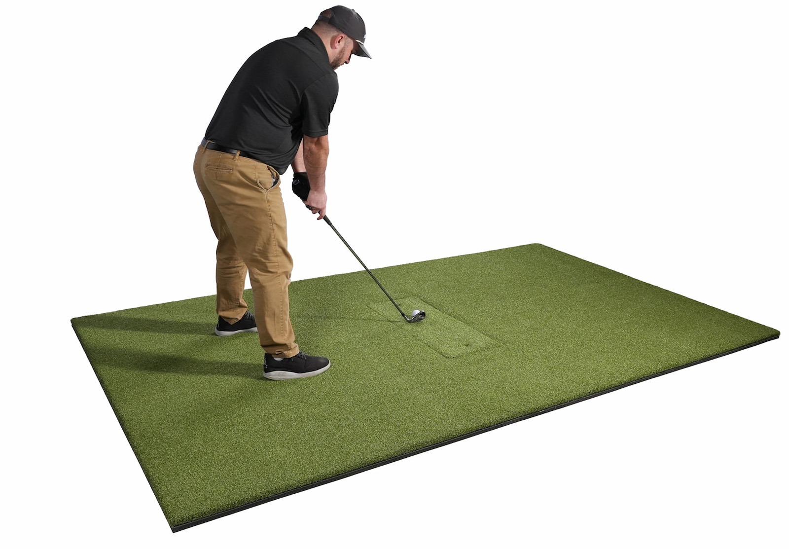 6x10 hotshot mat with golfer