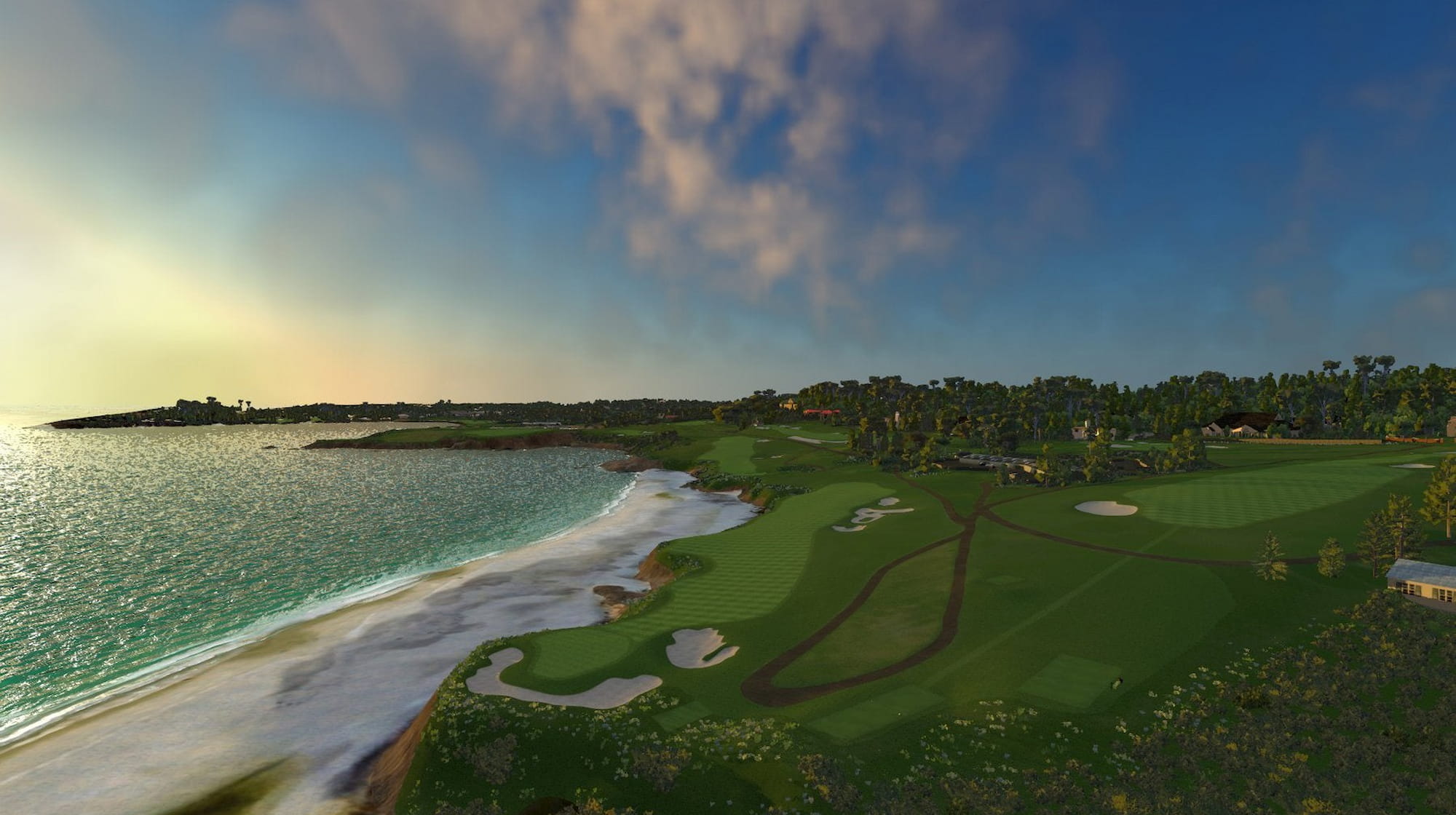 Foresight GC3 Pebble Beach screenshot