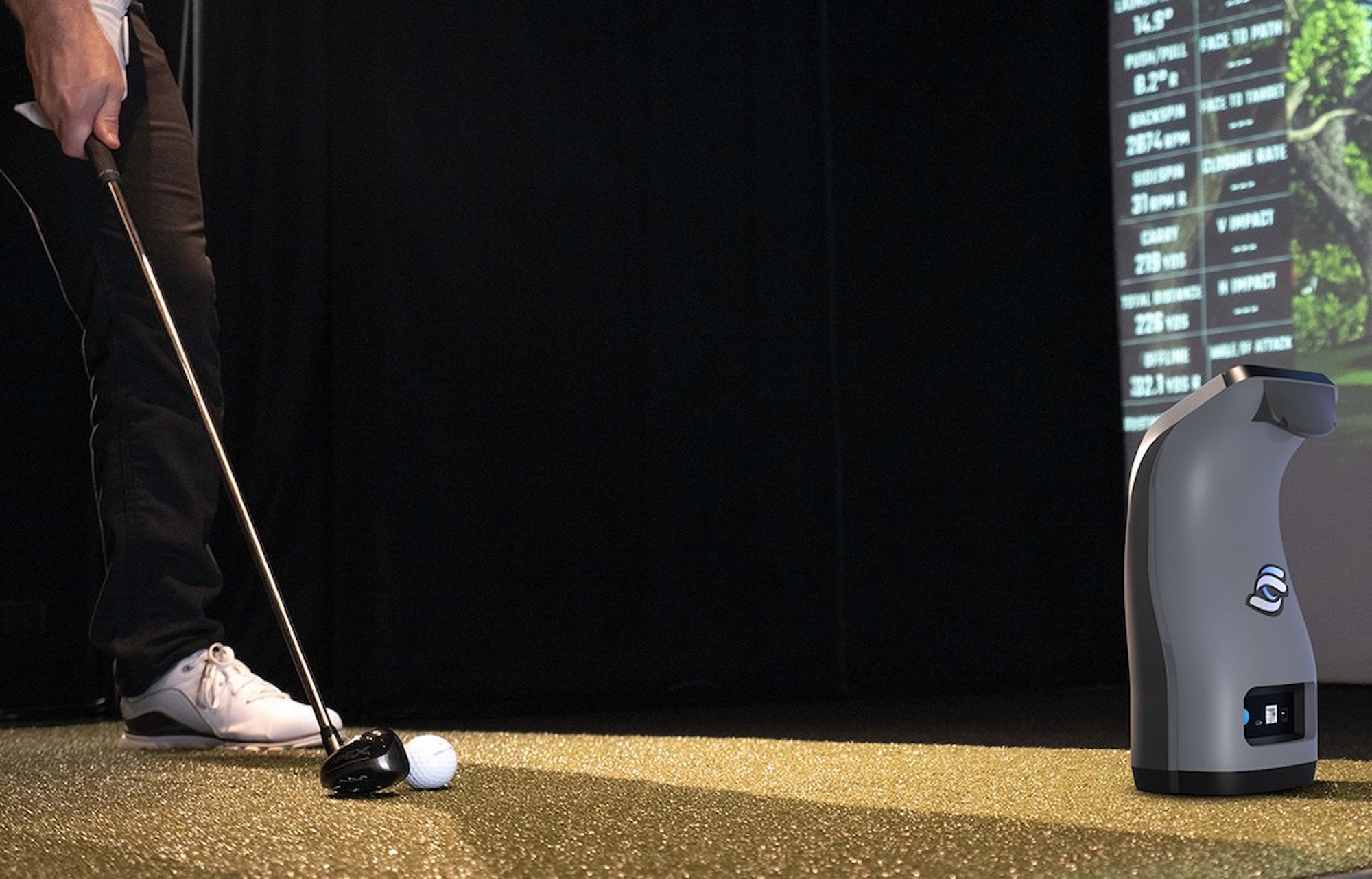 Foresight GC3 in golf simulator