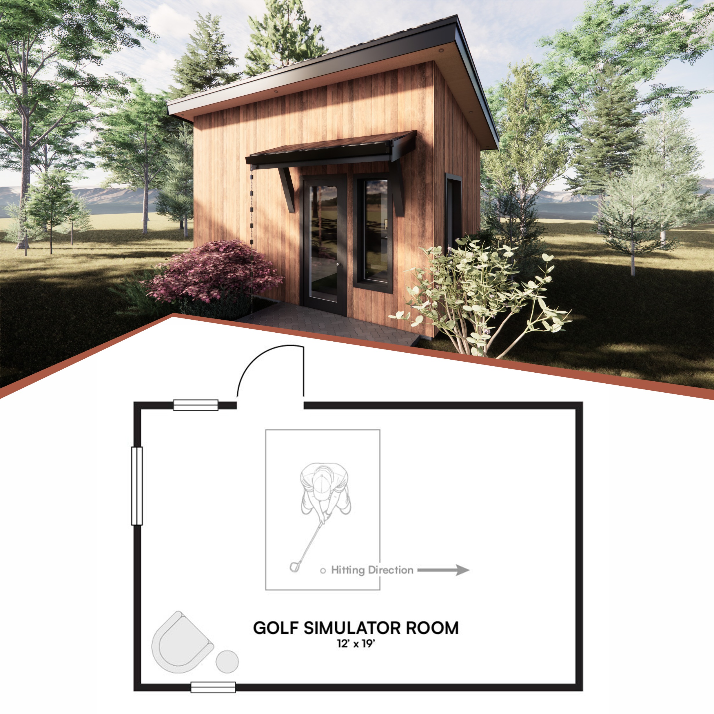 Carl's Four Season Hideaway Golf Shed