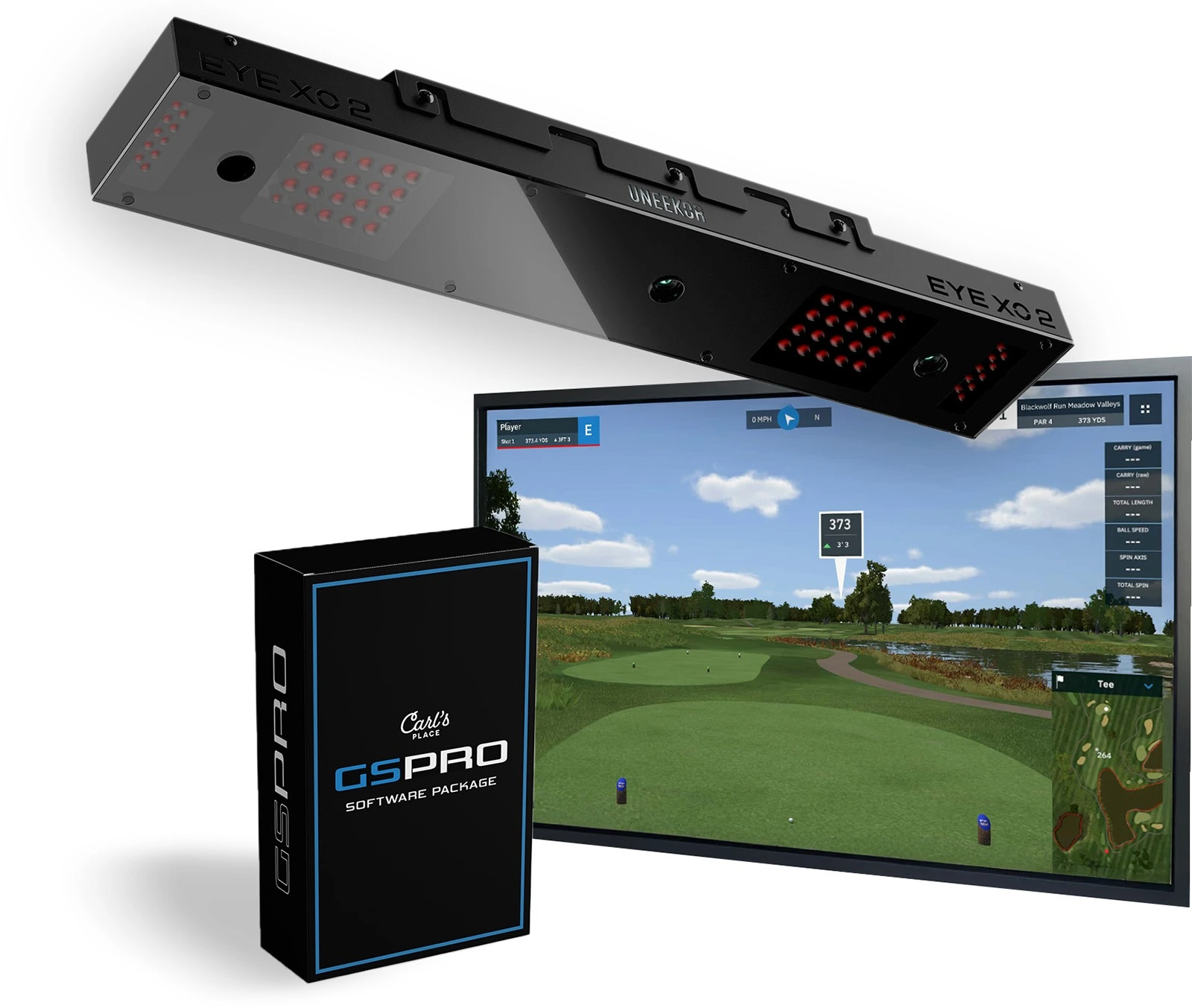 Uneekor Accuracy + GSPro Course Play