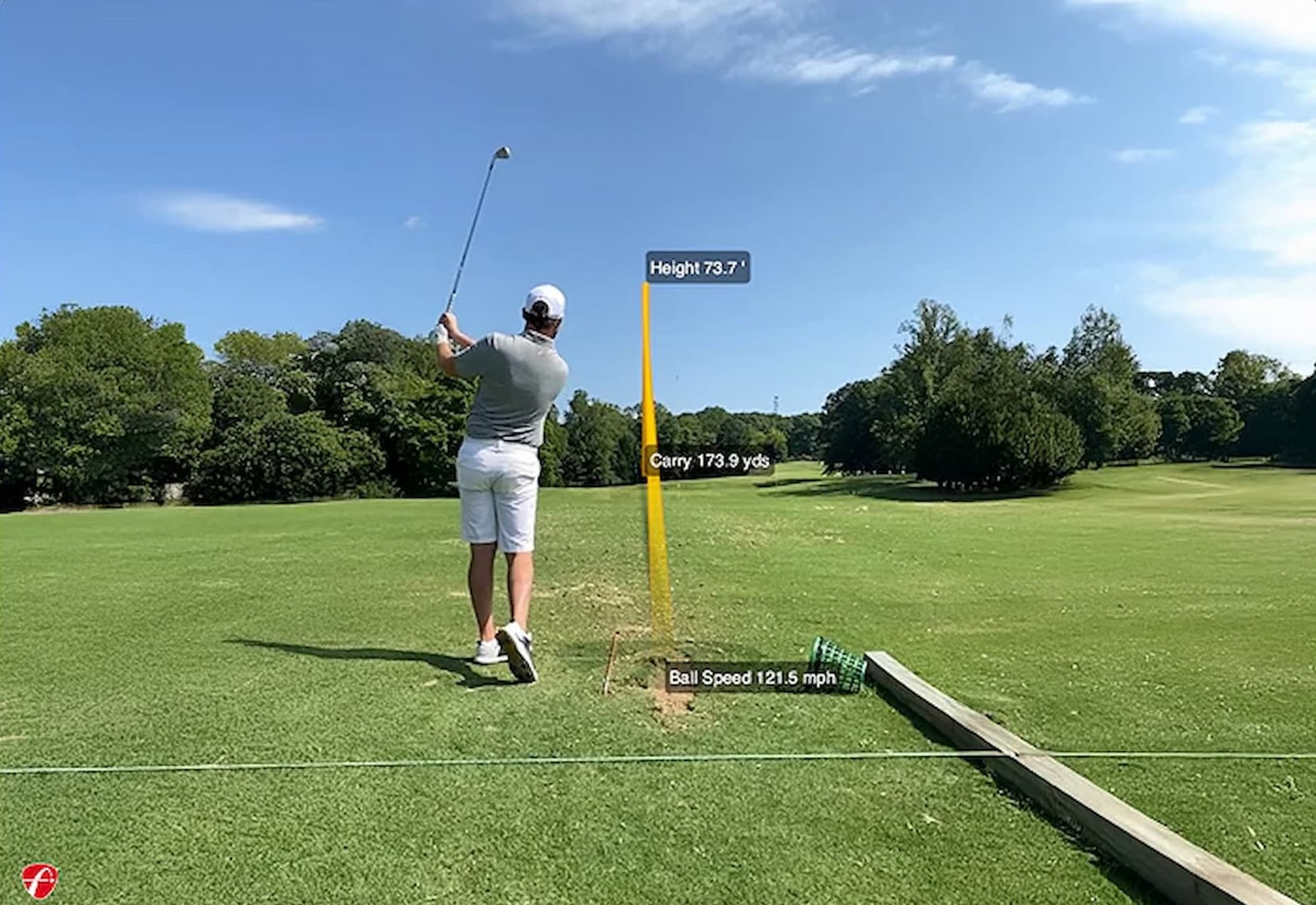 Flightscope X3C shot tracer